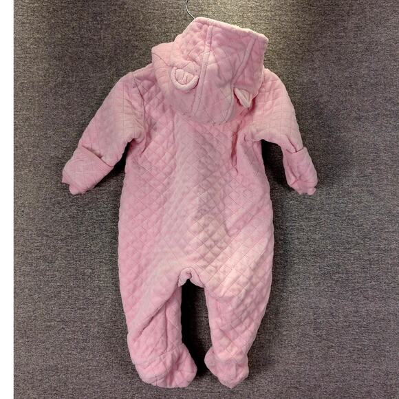 Nordstrom Baby Quilted Cotton Bunting Pink Size 6 Months - Picture 3 of 13